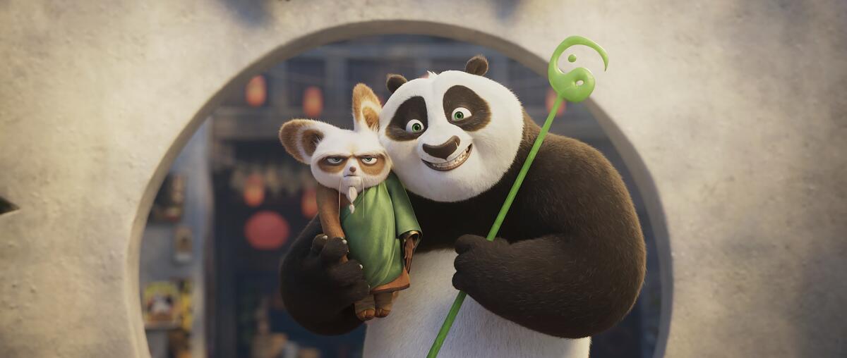 "Kung Fu Panda 4" was the week's top box office draw.