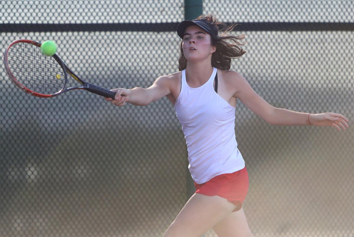 Photo Gallery: Burbank High vs. Burroughs in girls tennis