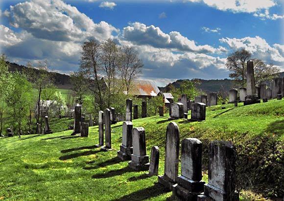 A graveyard in Pomfret, Vt.