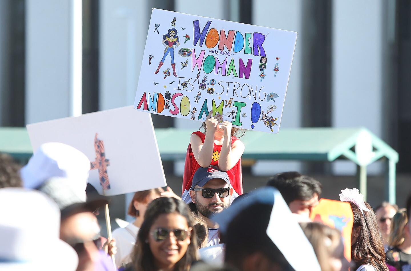 OC Woman's March in downtown Santa Ana