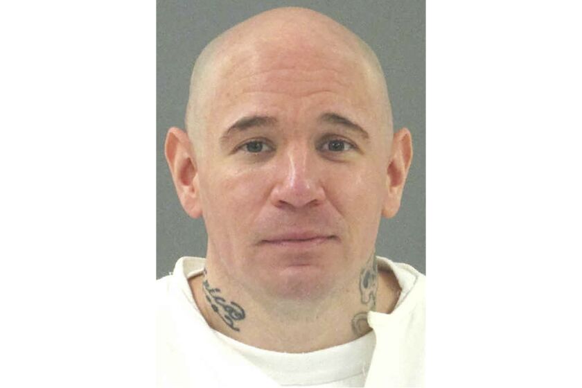 FILE - This image provided by the Texas Department of Criminal Justice shows Texas death row inmate Wesley Ruiz, who was convicted of fatally shooting a Dallas police officer in 2007. Ruiz faces execution by lethal injection on Wednesday, Feb. 1, 2023. (Texas Department of Criminal Justice via AP, File)