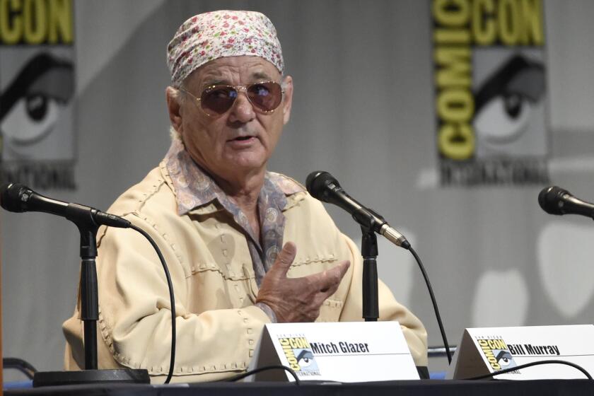 "Once upon a time, I did save the city of New York," said Bill Murray, who was on a Comic-Con panel on Thursday for his upcoming film "Rock the Kasbah."