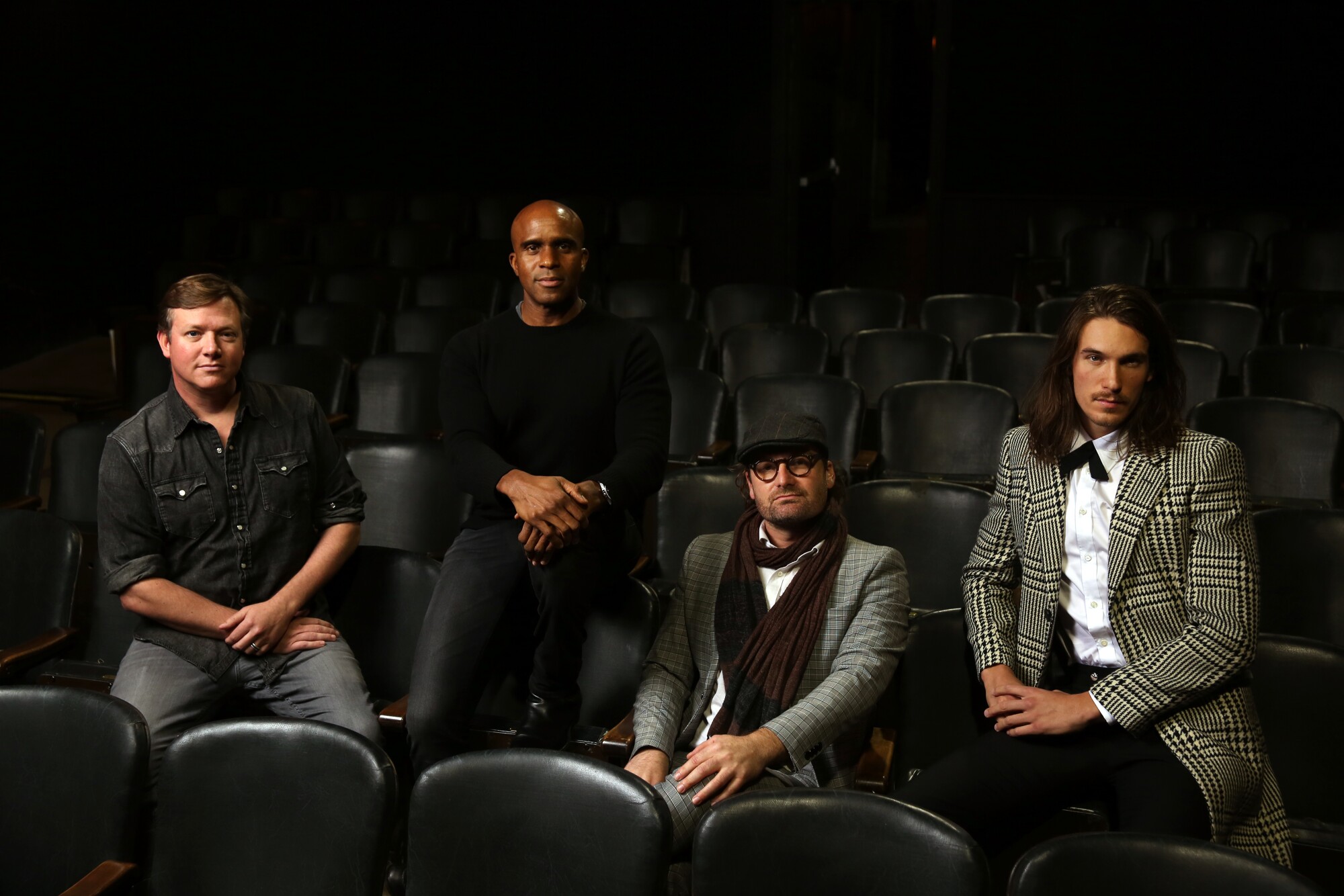 Producers Ian MvEvily, left, and Marc Jordan partnered with writers and performers Benjamin Romans and CJ Baran for "Cages."