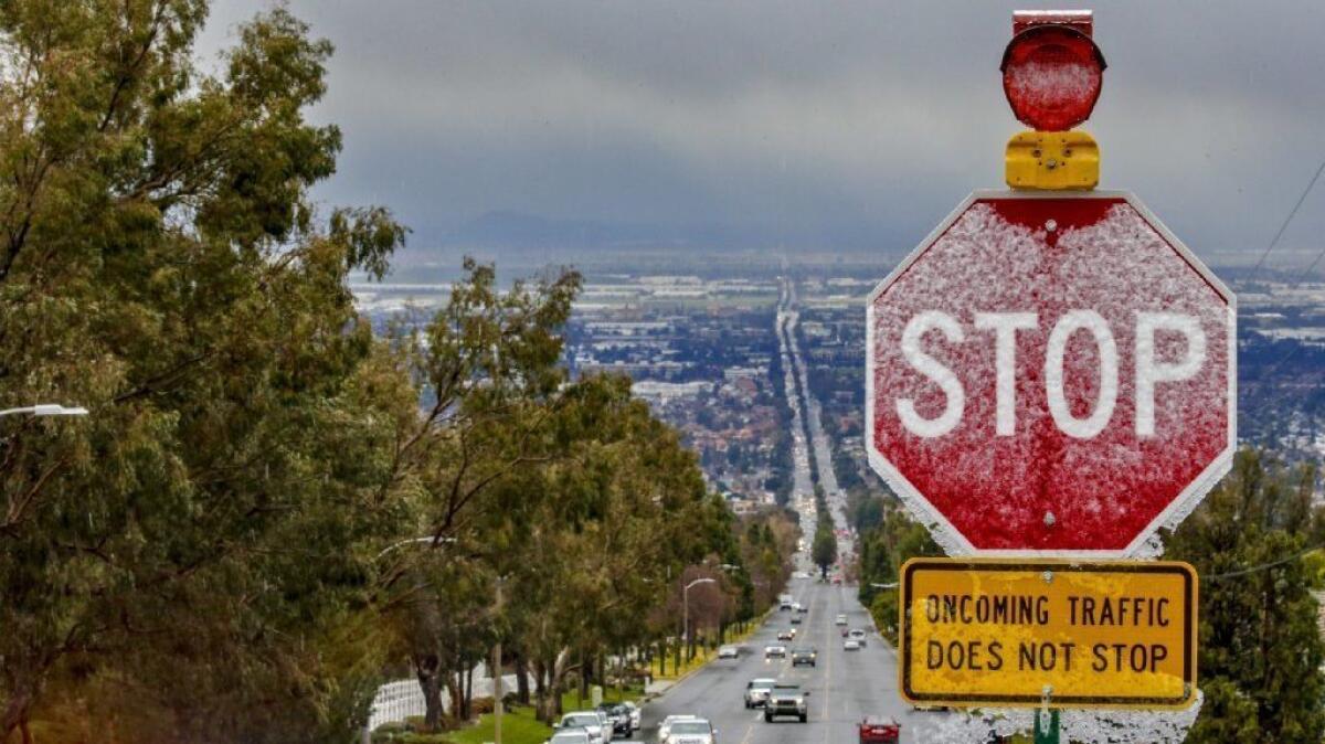 What L.A. Looked Like When It Snowed in the 20th Century