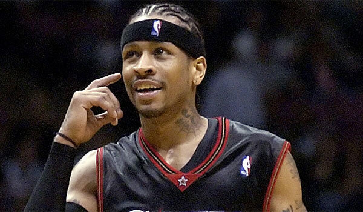 Allen Iverson, shown with Philadelphia back in 2006, will retire in a ceremony Wednesday before the 76ers game against the Miami Heat.