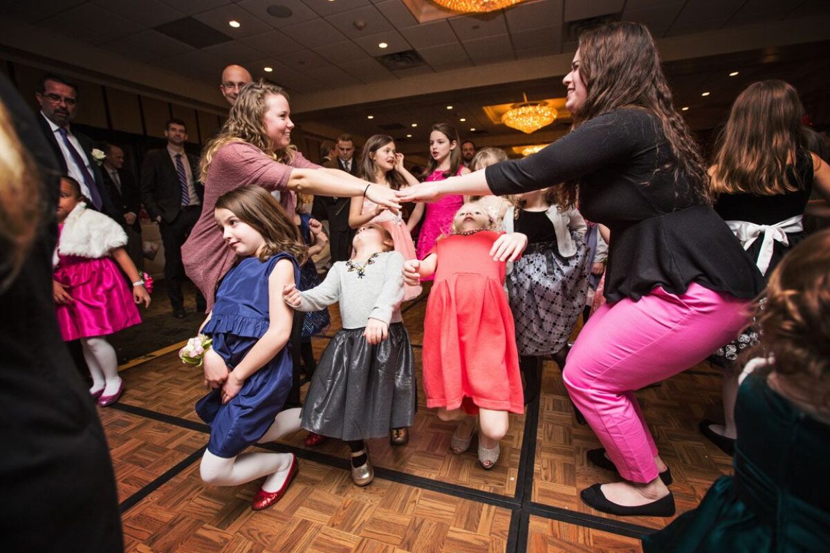 The Sweetheart's Ball is a family event for children on up to grandparents.