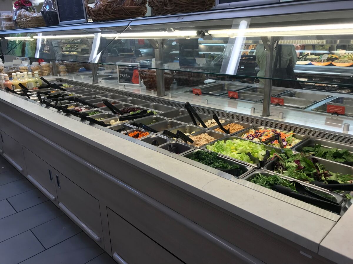 To Inga, seeing the salad bar at Gelson’s after a 15-month absence was like a mirage in the Sahara.