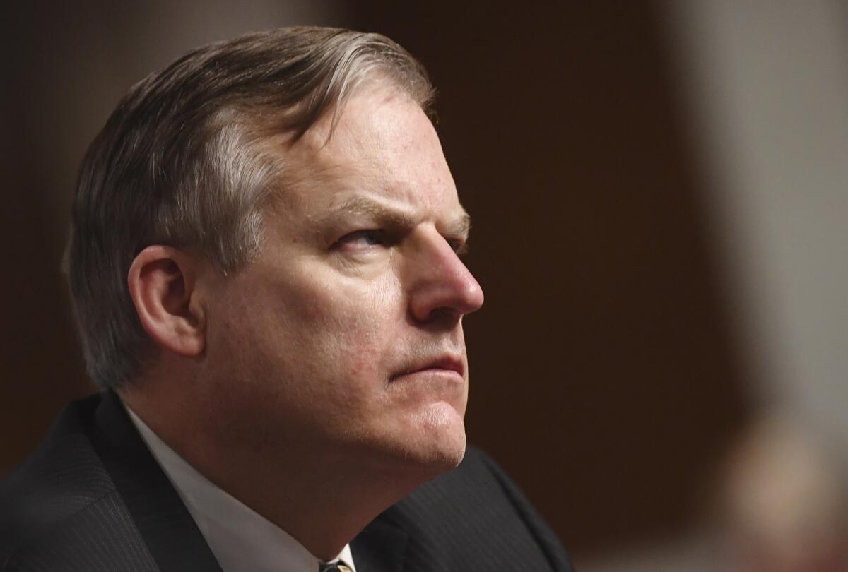 James H. Anderson testifies on his nomination before the Senate Armed Services committee