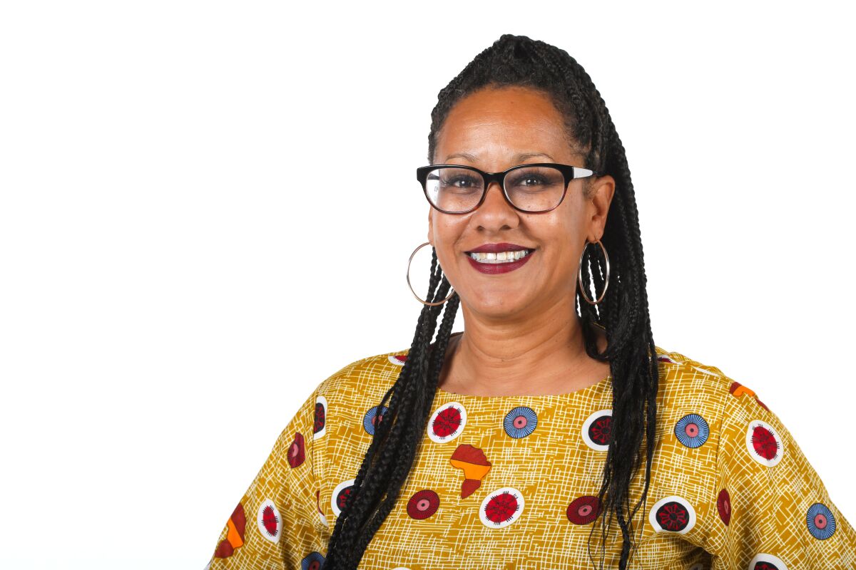 Yolanda Gooch is a restorative justice teacher at Hoover High School and the director of the school's Social Justice Academy, which teaches students to advocate for positive social change.