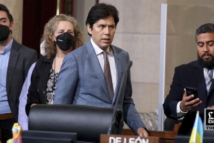 LA Times Today: Once seen as a trailblazer, Kevin de León tumbles after leaked racist tape