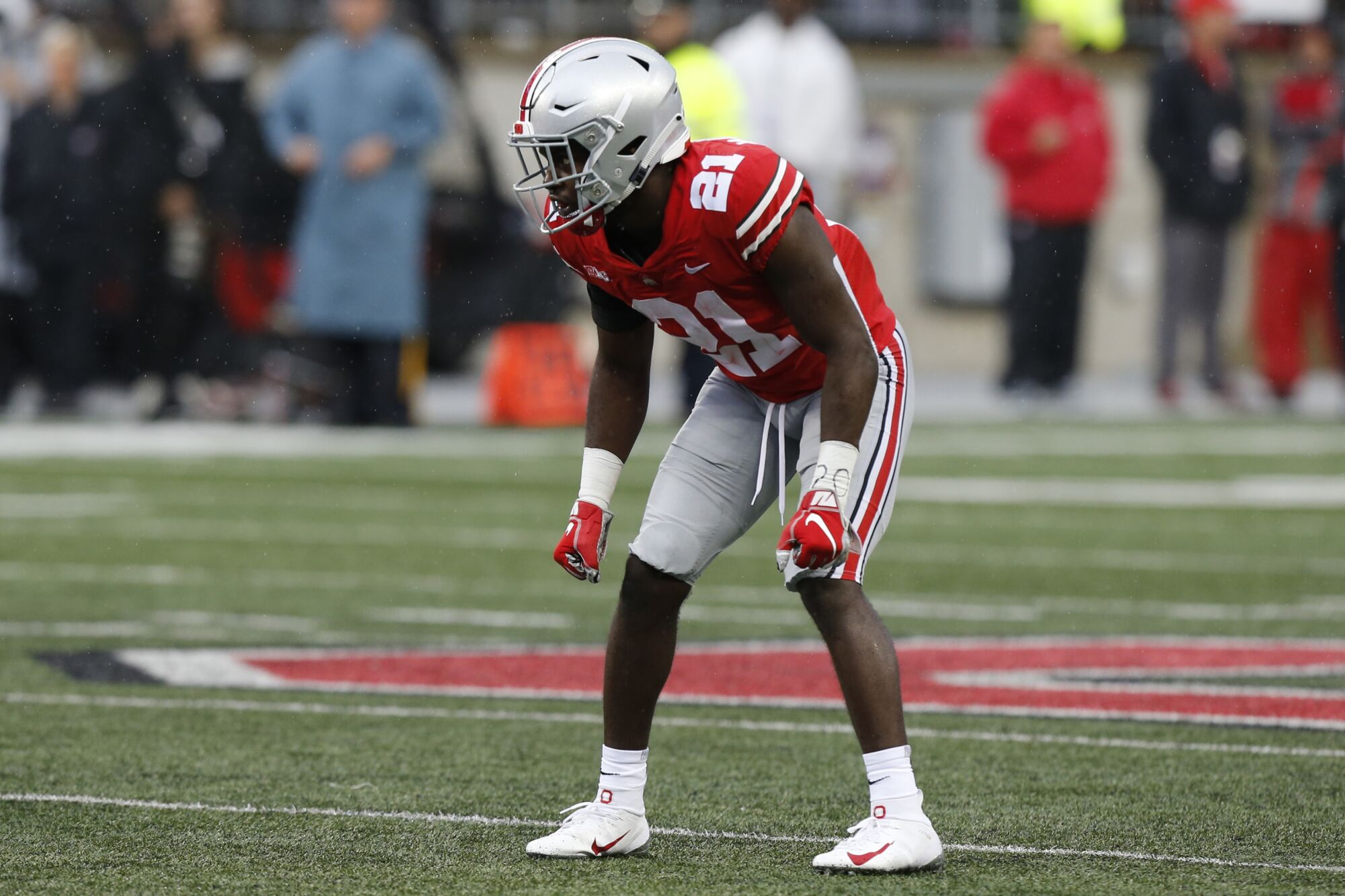 Ohio State defensive back Marcus Williamson plays against Rutgers in September 2018.