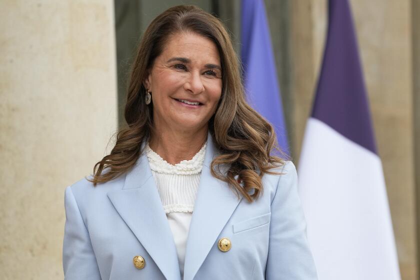 Melinda Gates, copresidenta de la Fundación Bill y Melinda, en París el 1 de julio del 2021. (AP foto/Michel Euler)