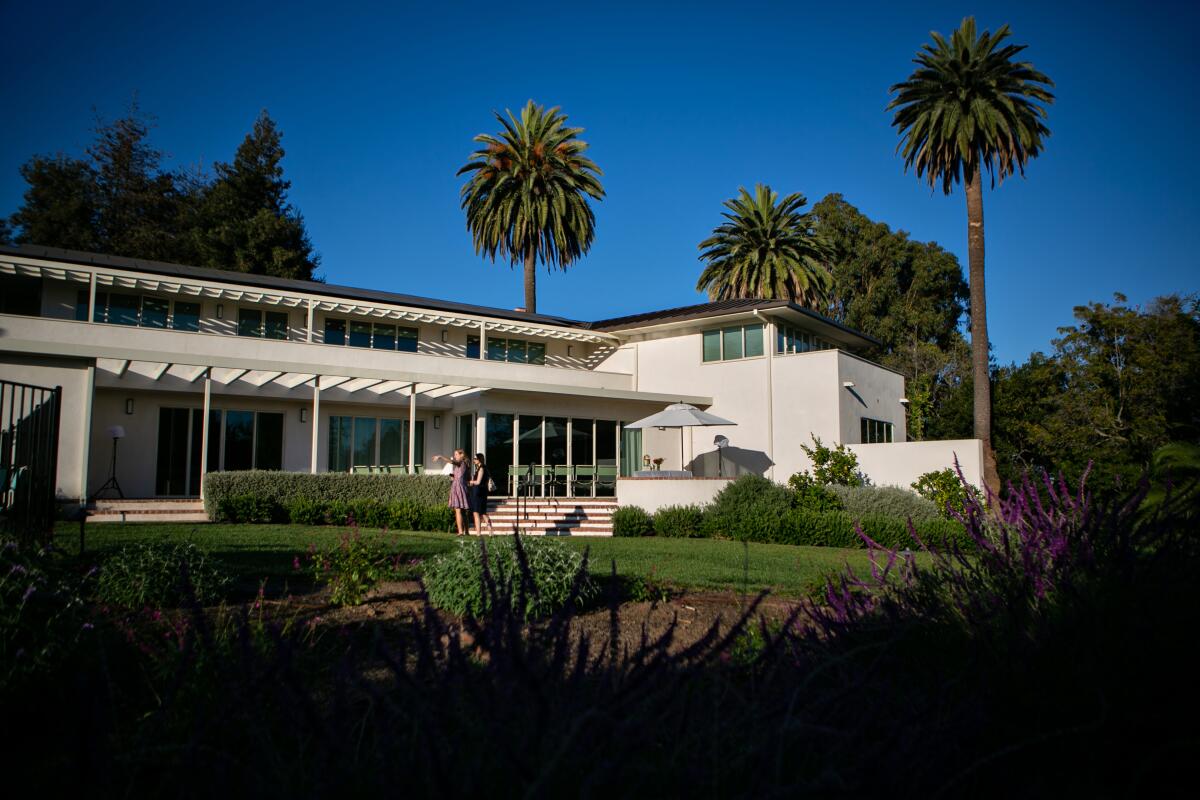 The Thomas Mann House, photographed Saturday before a concert celebrating the return of Mann's piano after a 70-year absence.