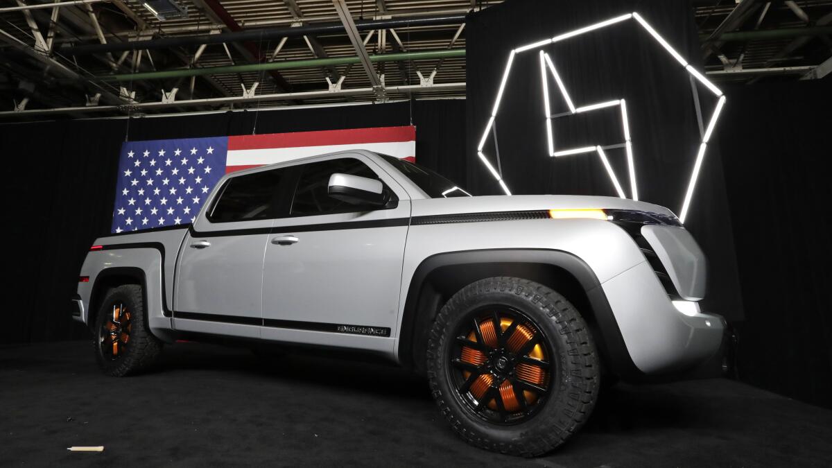 Lordstown's electric Endurance pickup truck