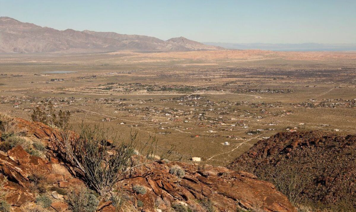 The town of Borrego Springs, in the remote desert of eastern San Diego County, is home to a microgrid facility operated by SDG&E.