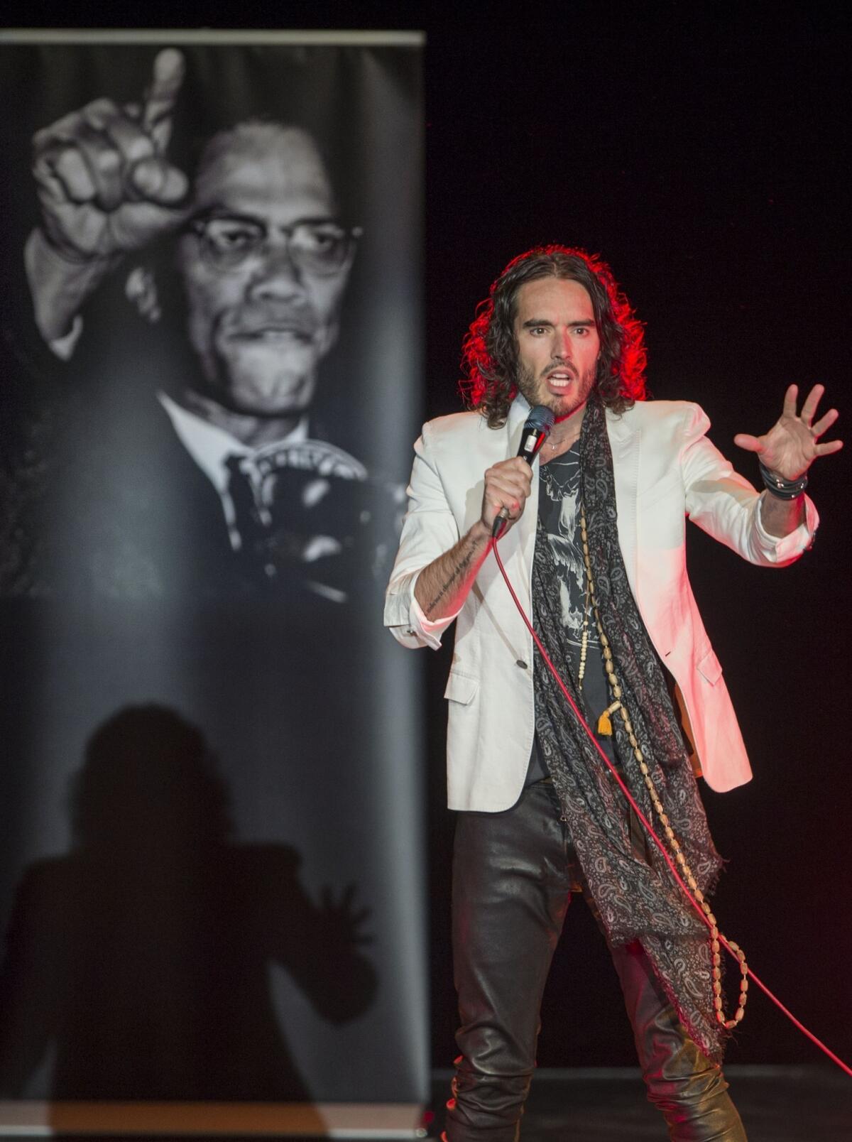 Russell Brand is better known for his work as an entertainer than an author.