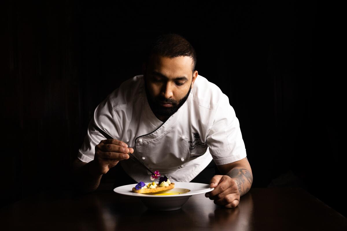 Chef Sanjay Rawat of Kahani at the Ritz-Carlton, Laguna Niguel.