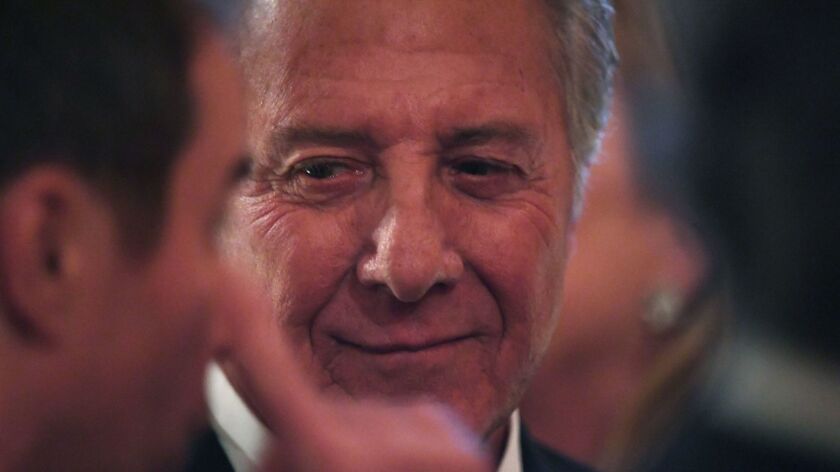 Actor Dustin Hoffman at the Hollywood & Highland Center in Los Angeles on November 11.