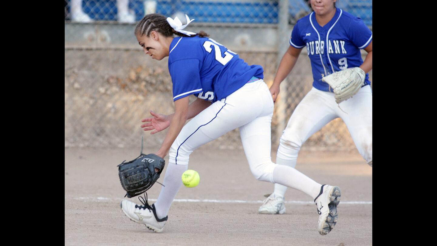 Photo Gallery: Rival softball, Burroughs vs. Burbank