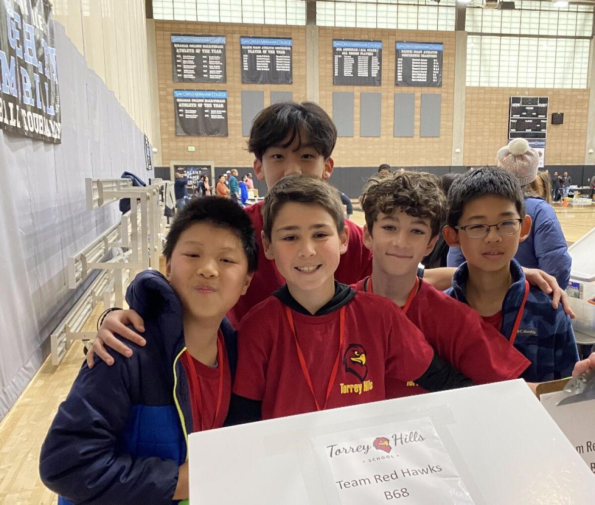 Torrey Hills Flight team with Coach Ryan Yuan