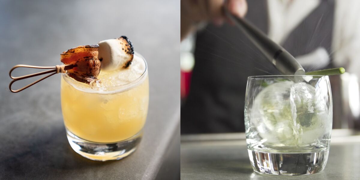 The Fireside and Iced Emerald are two of the winter-inspired craft cocktails at Jamul Casino's Loft 94.