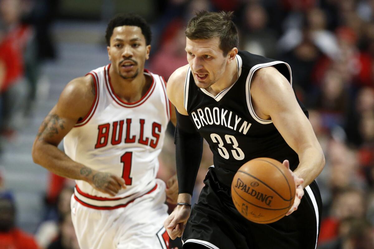 Brooklyn Nets forward Mirza Teletovic will miss the rest of the season after being diagnosed with blood clots in his lungs following a game Thursday night against the Clippers at Staples Center.
