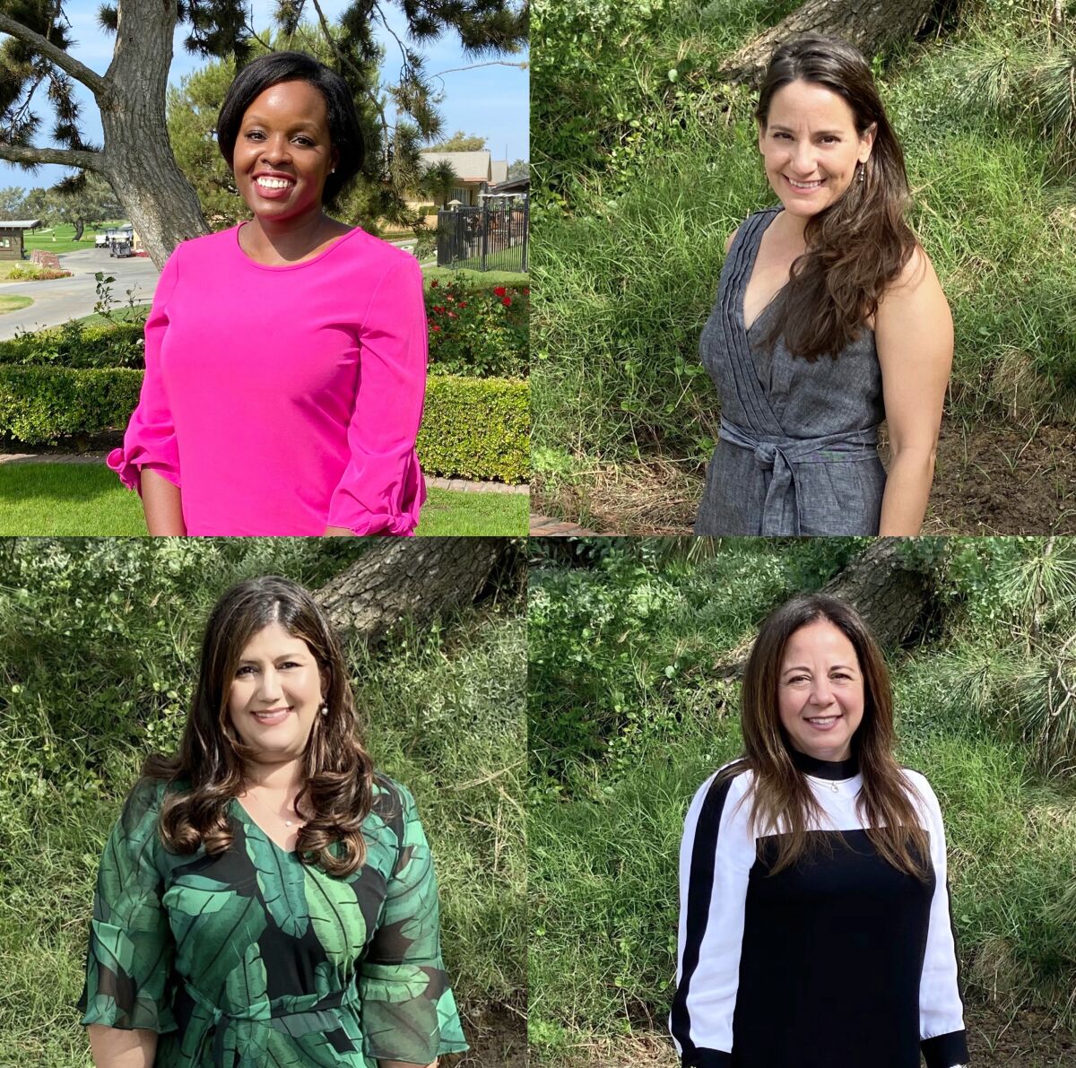 New Las Patronas members (clockwise from top left) are Mia Kelly, Carol Gasaway, Colleen Lighter and Nahal Mirkarimi.