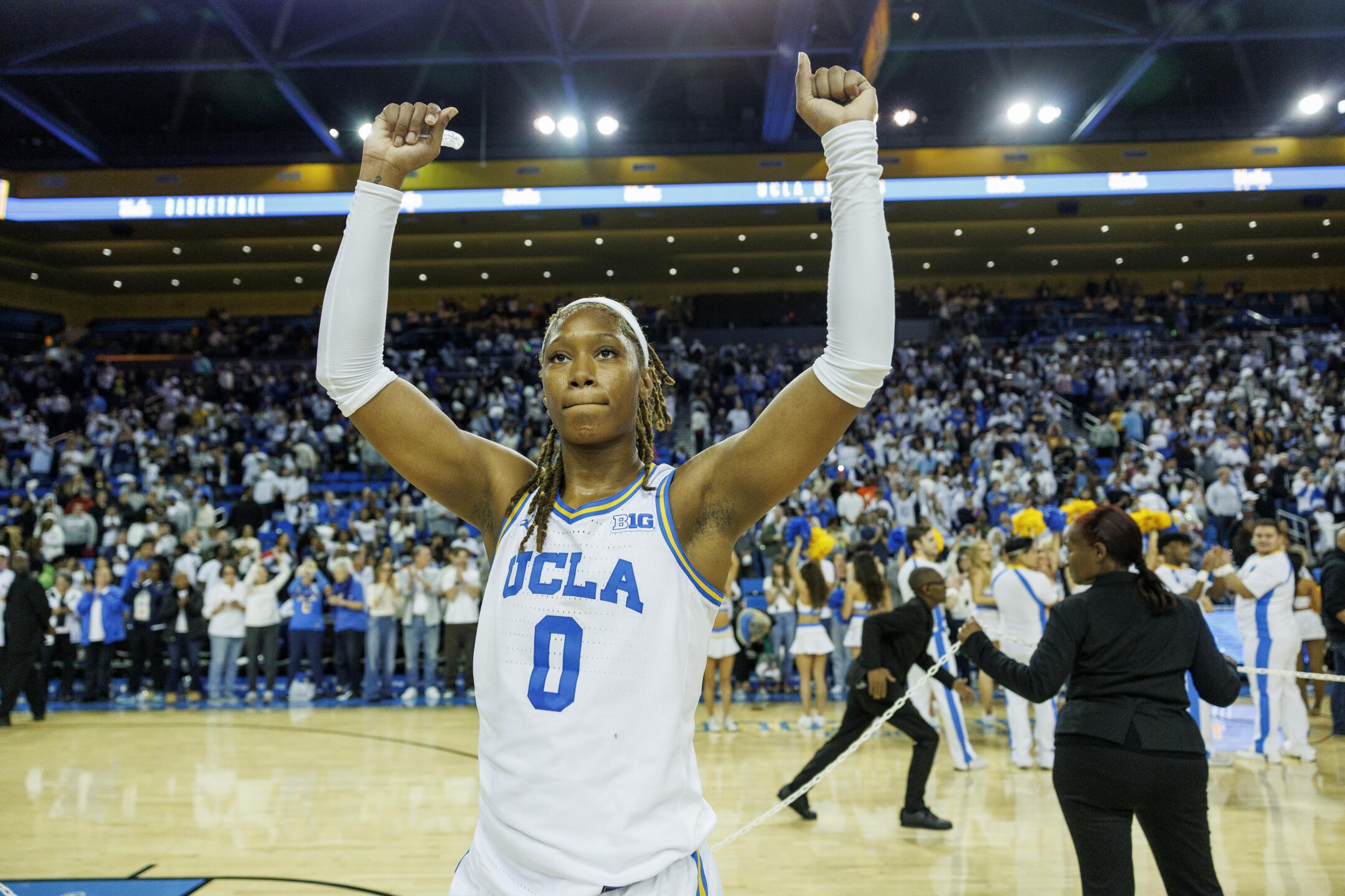 Transfer Janiah Barker helped vault UCLA women to No. 1 ranking - Los