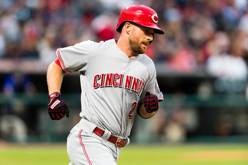 CLEVELAND, OH - JULY 24: Zack Cozart #2 of the Cincinnati Reds rounds the bases on a solo home run during the sixth inning against the Cleveland Indians at Progressive Field on July 24, 2017 in Cleveland, Ohio. (Photo by Jason Miller/Getty Images) ** OUTS - ELSENT, FPG, CM - OUTS * NM, PH, VA if sourced by CT, LA or MoD **