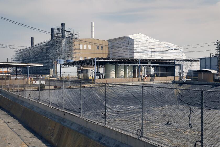 Exide Technologies battery recycling plant located in Vernon.