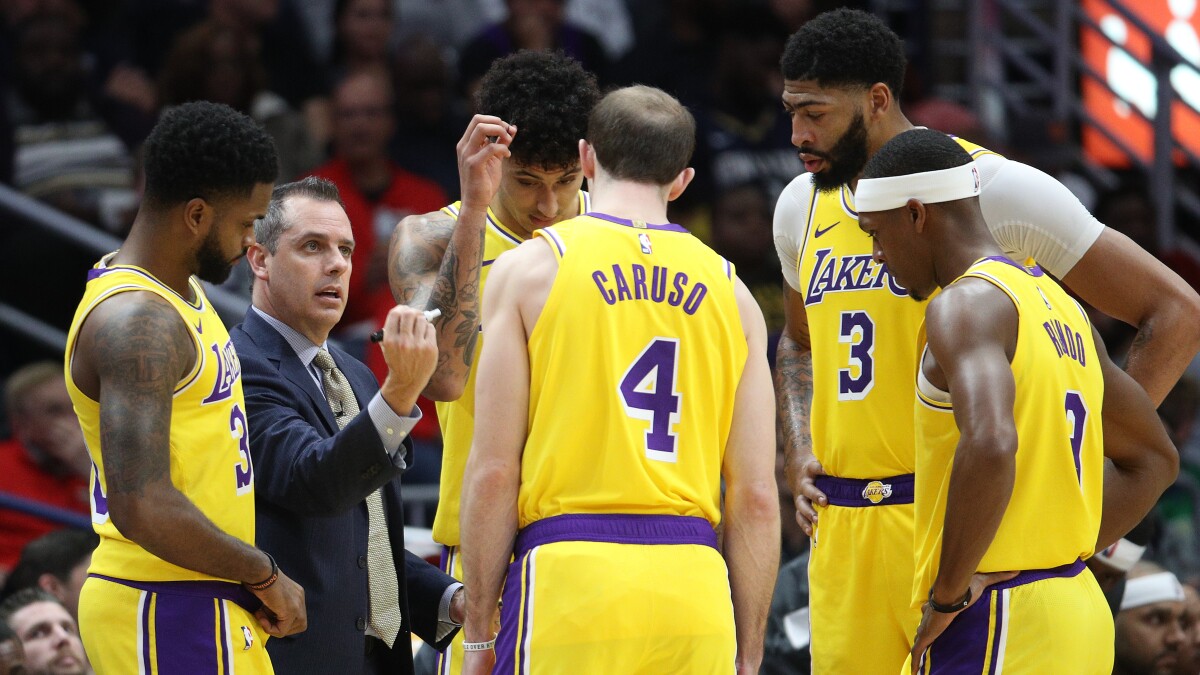 Lakers Coach Frank Vogel Prepares For Return Of Season Los Angeles Times