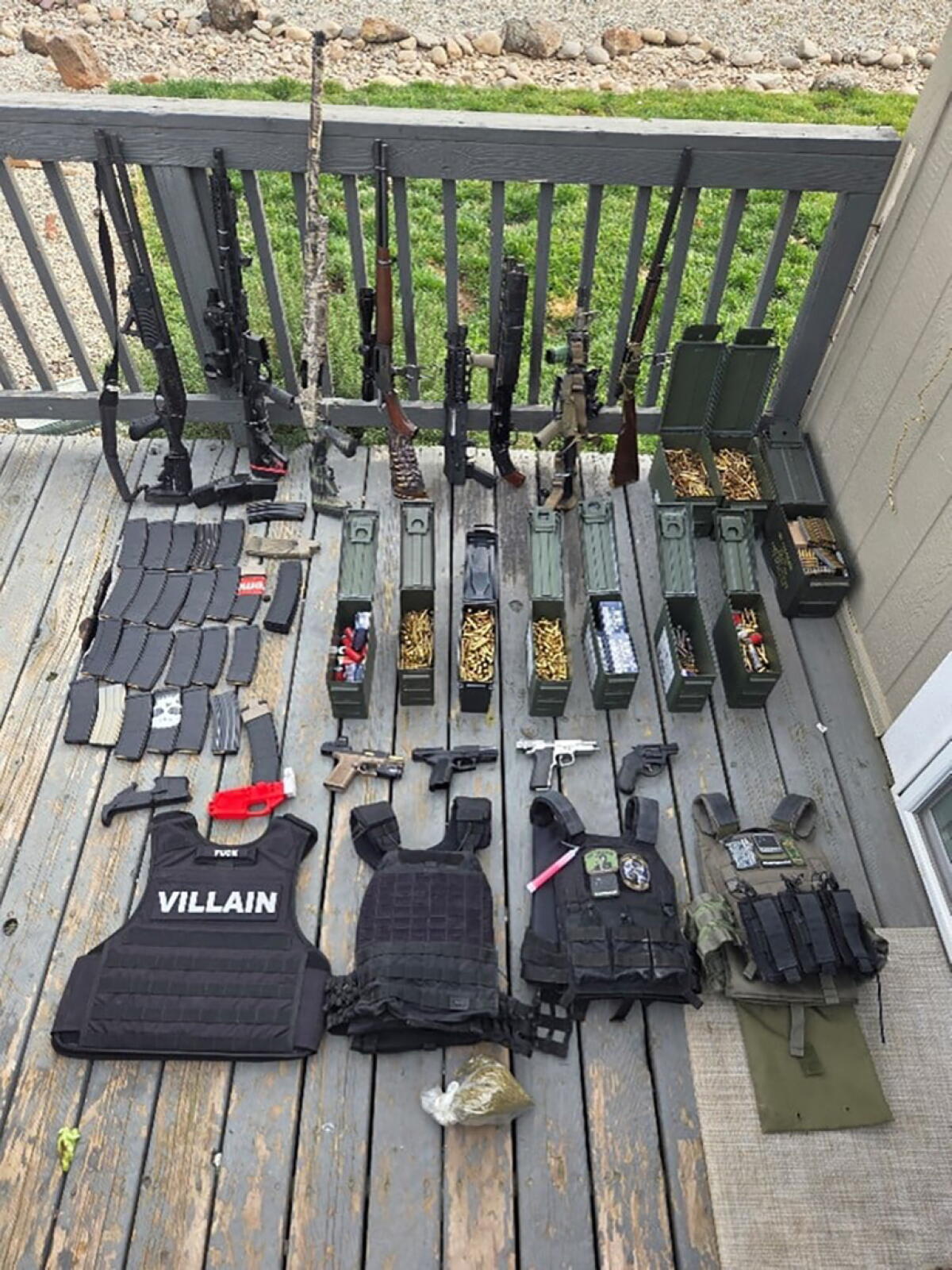 666 Weapons Secret bunker, weapons stash found at MAGA activist's California home ...