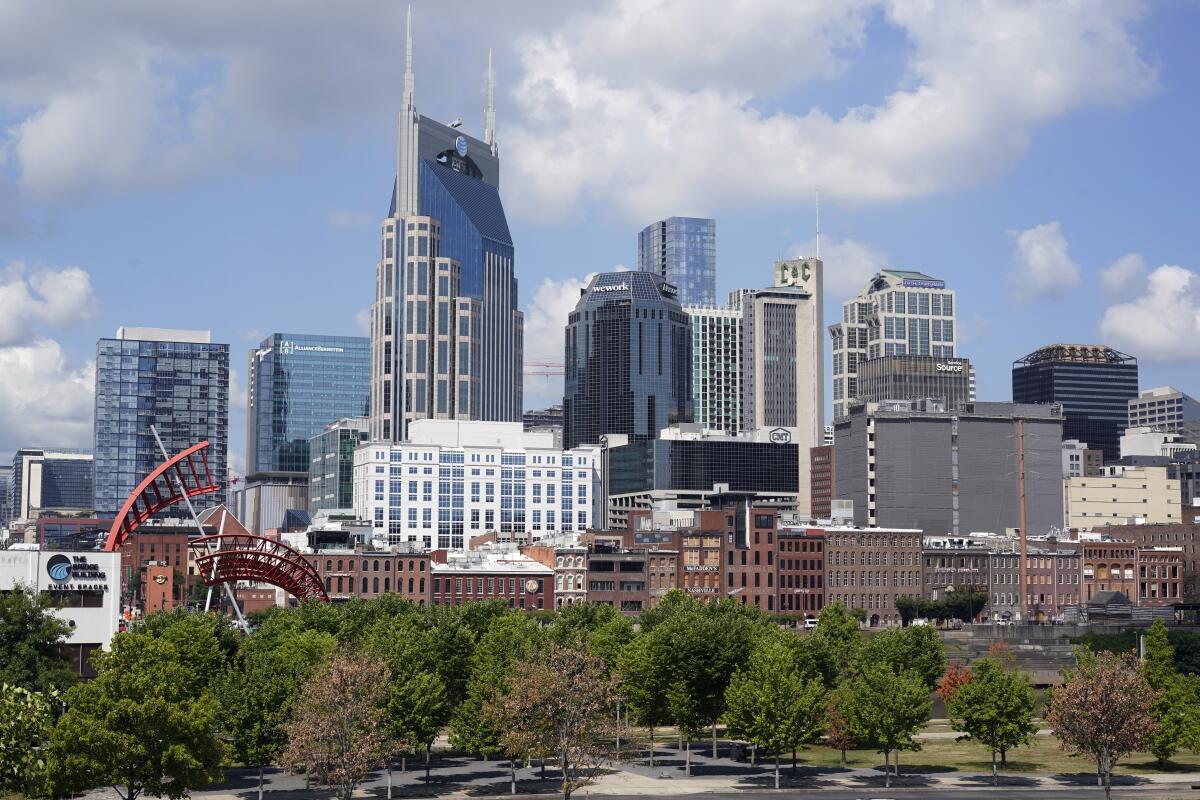 The Nashville skyline