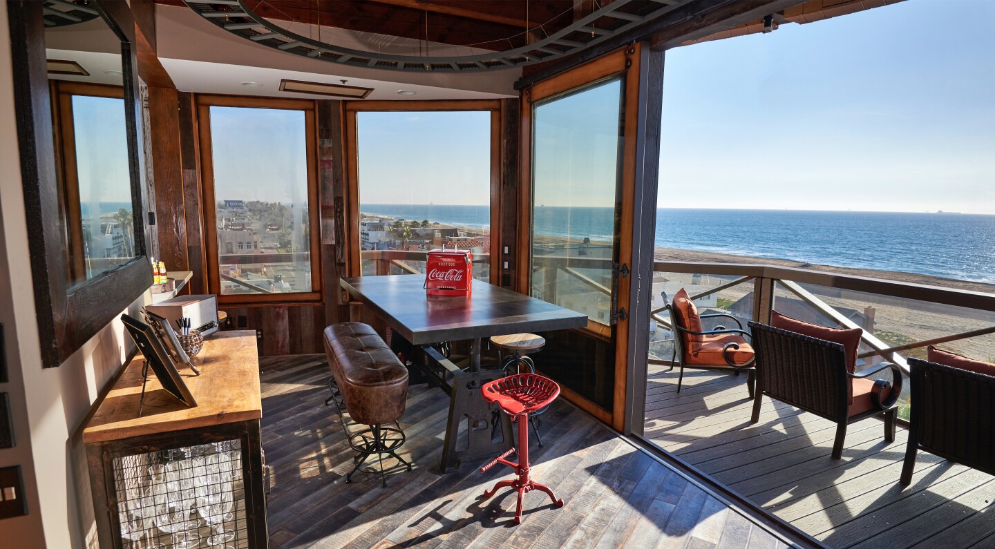 First constructed in the 1890s and rebuilt multiple times since, the tower features four stories of living spaces with pirate themes and striking views.
