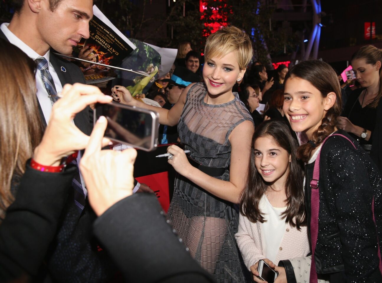 'The Hunger Games: Cathing Fire' premiere