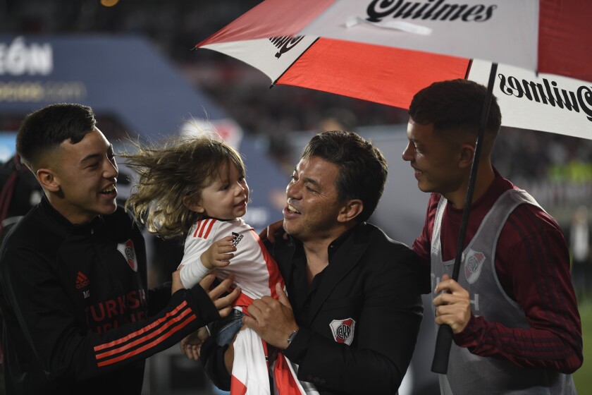 El técnico de River Plate Marcelo Gallardo