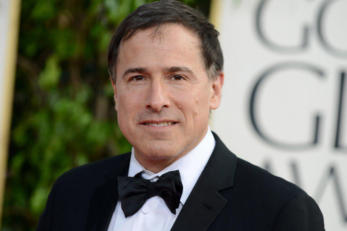 "Silver Linings Playbook" director David O. Russell on the Golden Globe Awards red carpet Sunday.
