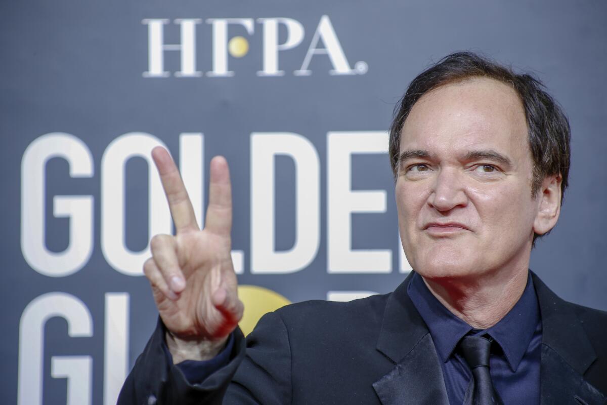 Quentin Tarantino is nominated in the director category for his film "Once Upon a Time ... in Hollywood." 