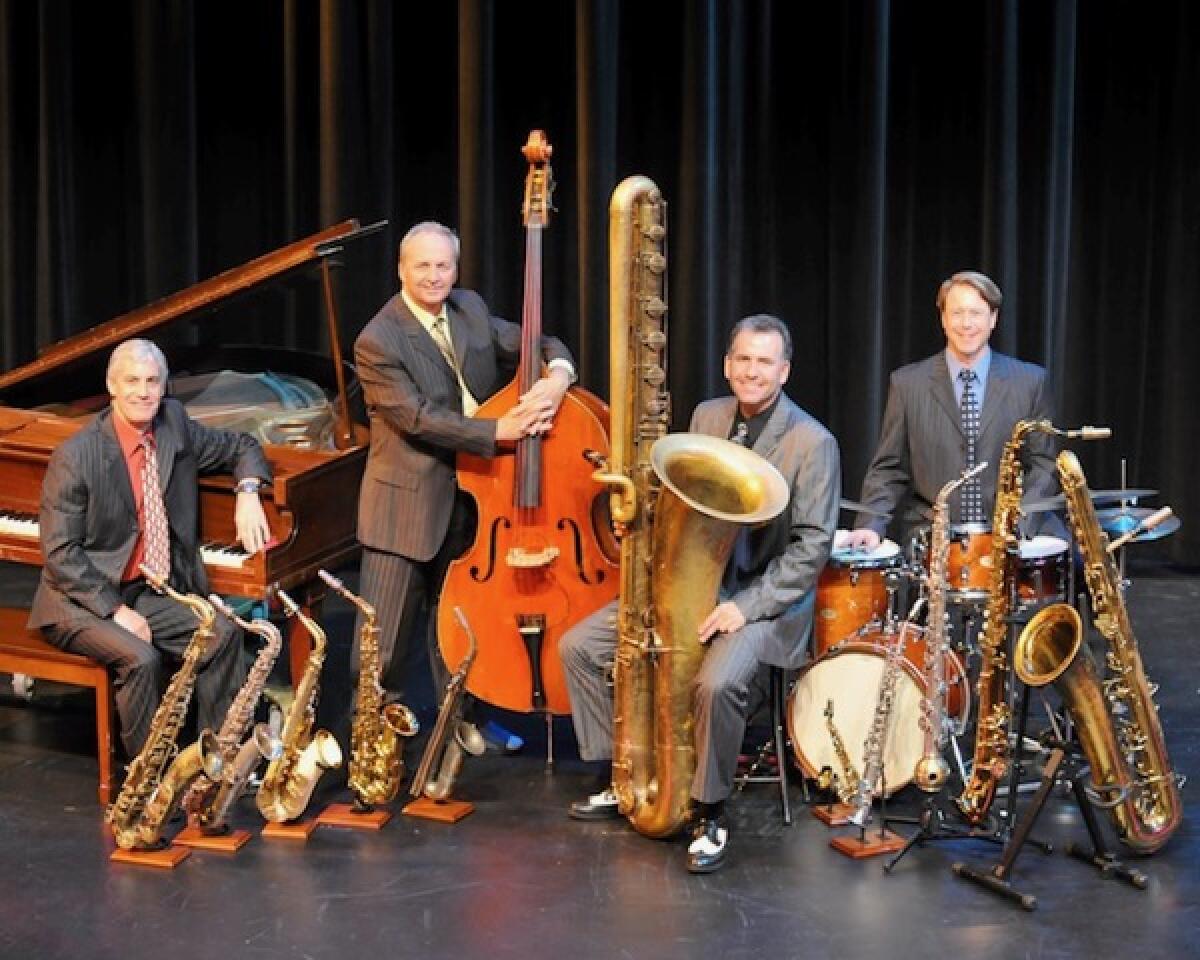 Saxophobia, which performs 1920’s hits and jazz standards, will open the Ramona Concert Association's season on Oct. 6. 