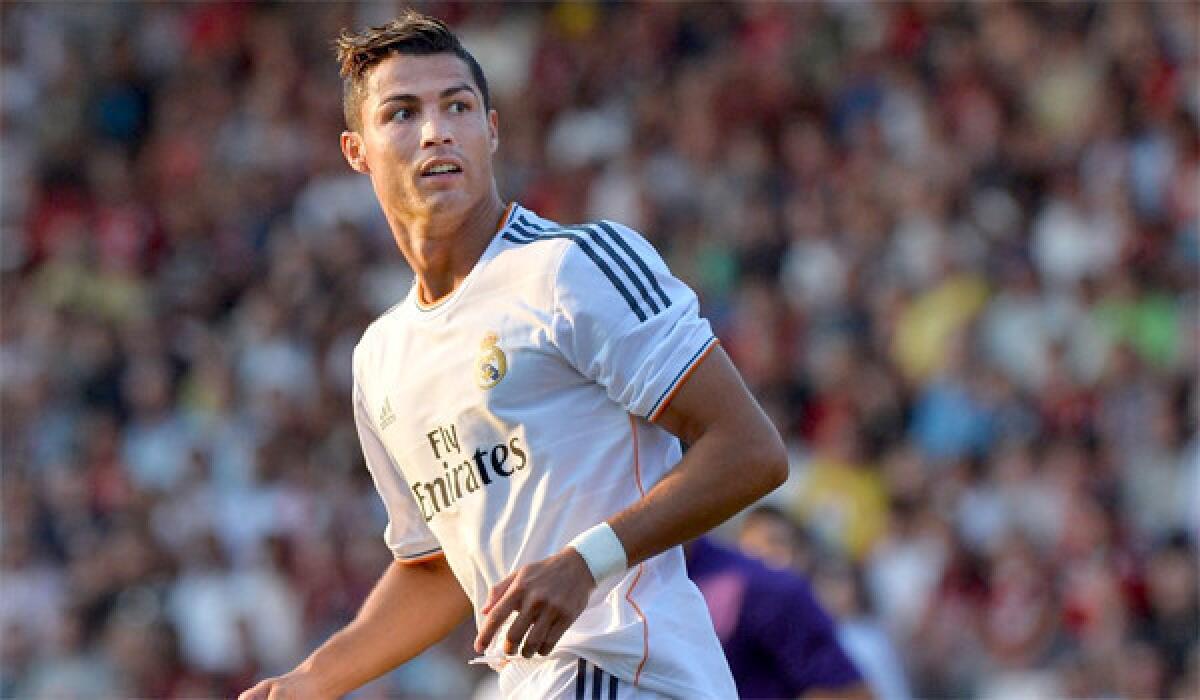 Real Madrid's Cristiano Ronaldo is expected to participate in the International Cup of Champions doubleheader at Dodger Stadium on Aug. 3.