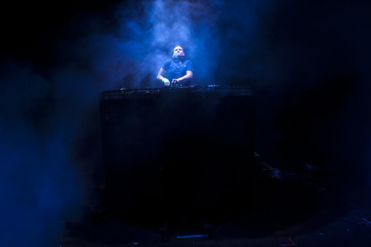 Ryan Raddon, better known as DJ Kaskade, at the Coachella Valley Music and Arts Festival in April 2012.