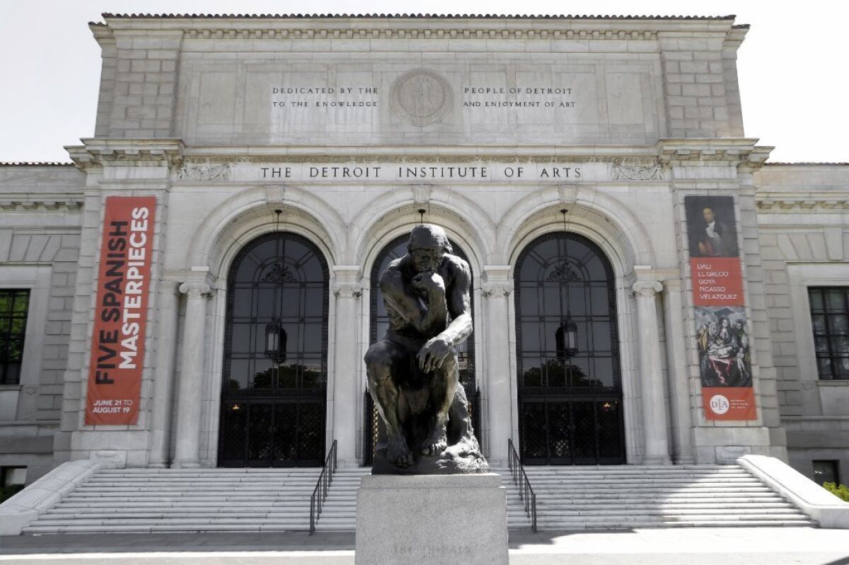 The Detroit Institute of Arts' entire collection is being appraised for its potential value toward paying down its bankrupt city's debt.