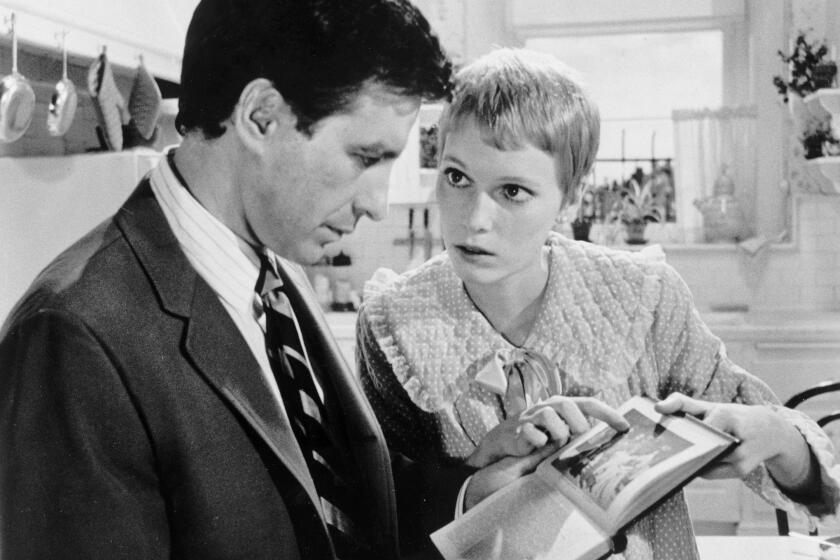 LS.Rosemary.0619.??––John Cassavetes and Mia Farrow in Rosemary'sBaby.Photo/Art by:Unknown Photographer
