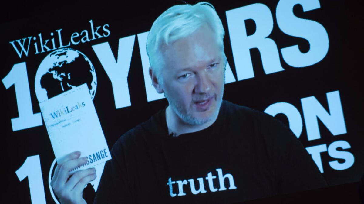 Julian Assange is the founder of WikiLeaks, which has published the private emails of Hillary Clinton's campaign chairman.
