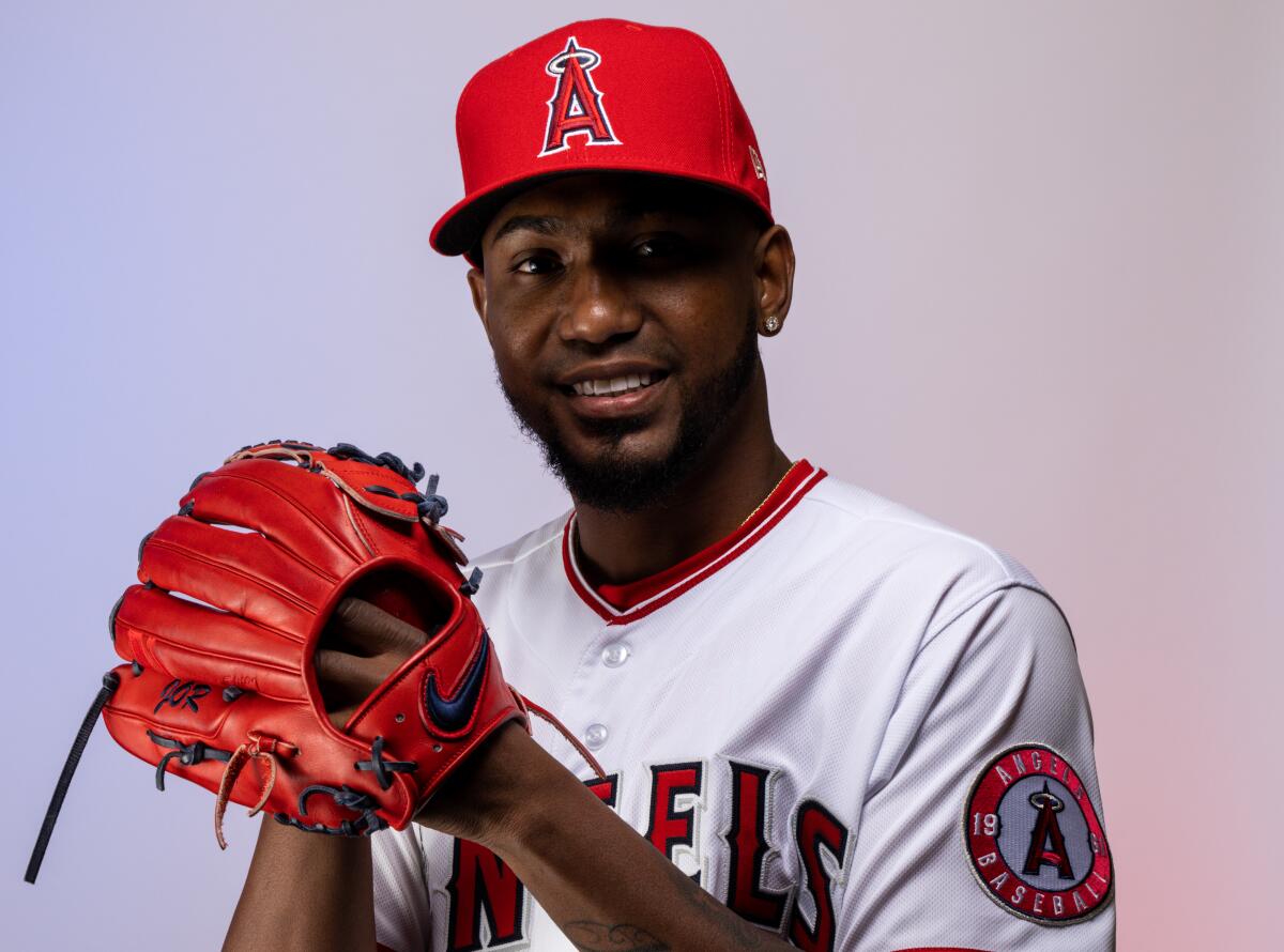 Angels right-handed pitcher Julio Teheran.