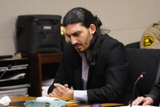 San Diego, CA - May 01: At San Diego Central Court House on Wednesday, May 1, 2024 in San Diego, CA, 31-year-old Ali Abulaban, a TikTok star known as JinnKid sat in court during opening statements where he under trail for murder. (Nelvin C. Cepeda / The San Diego Union-Tribune)