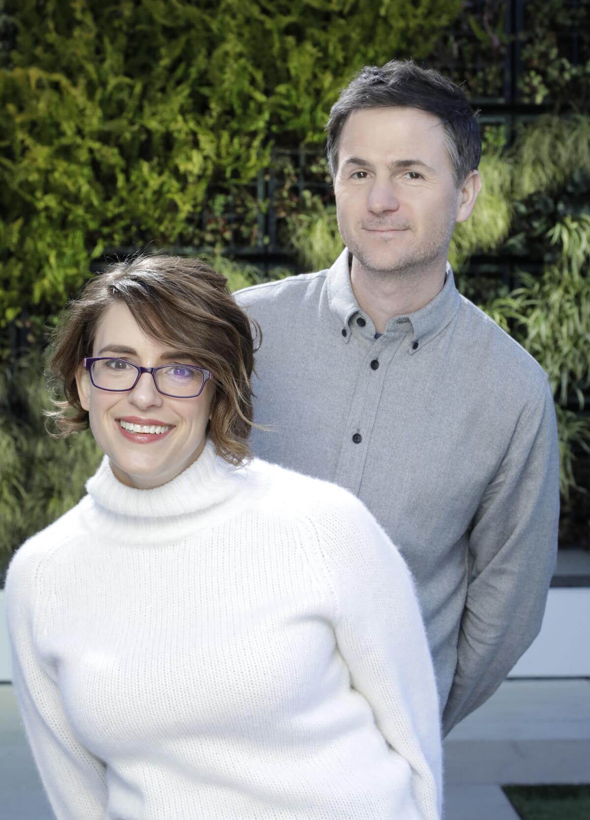 "Captain Marvel" co-directors (and co-writers) Anna Boden and Ryan Fleck.