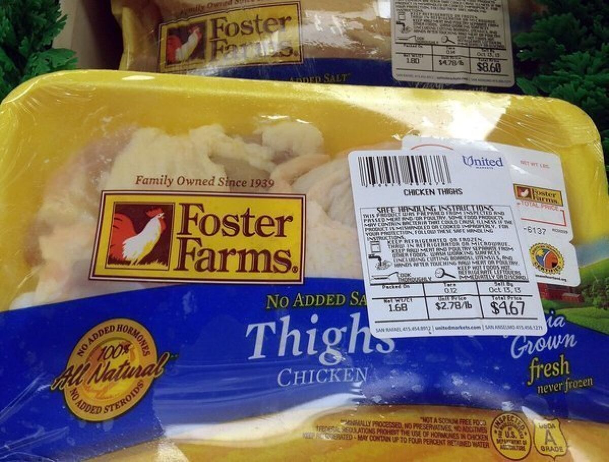A recent salmonella outbreak linked to Foster Farms sickened more than 300 people, most of them in California, and sent close to half to hospitals with antibiotic-resistant infections.
