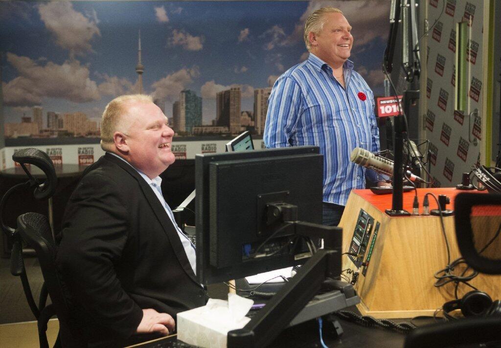 Rob and Doug Ford headed to TV