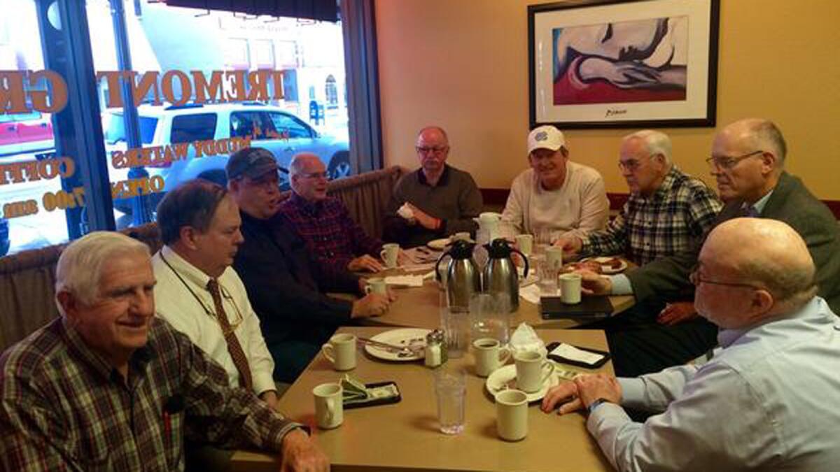 Each weekday morning, members of a Marshalltown coffee club gather for breakfast and conversation. Their views on immigration are more nuanced and complex than the heated politics on the campaign trail would suggest.